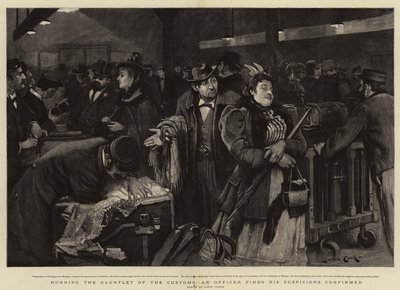 Running the Gauntlet of the Customs, An Officer finds his Suspicions confirmed by Lance Calkin